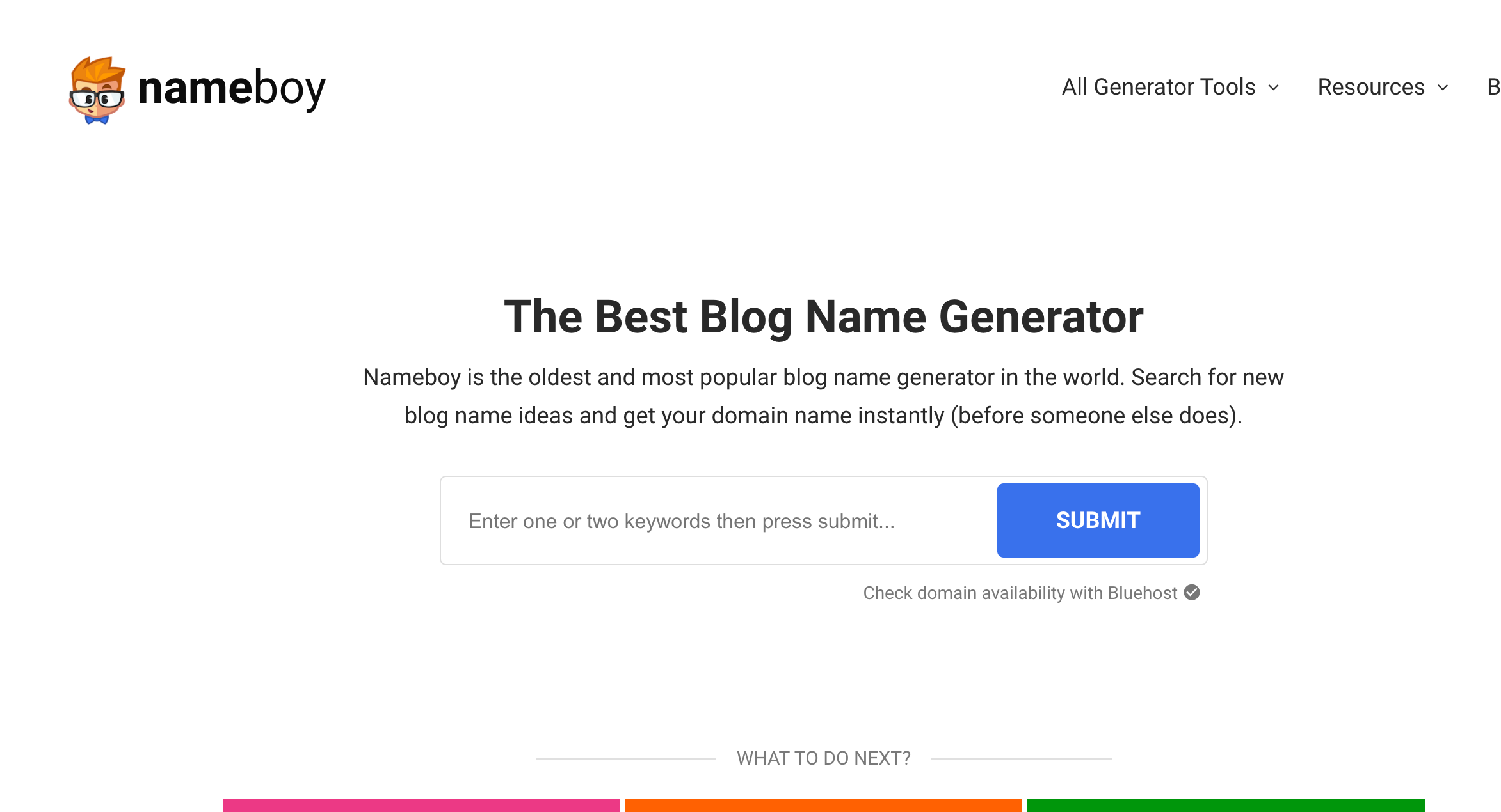 NameBoy blog title generator