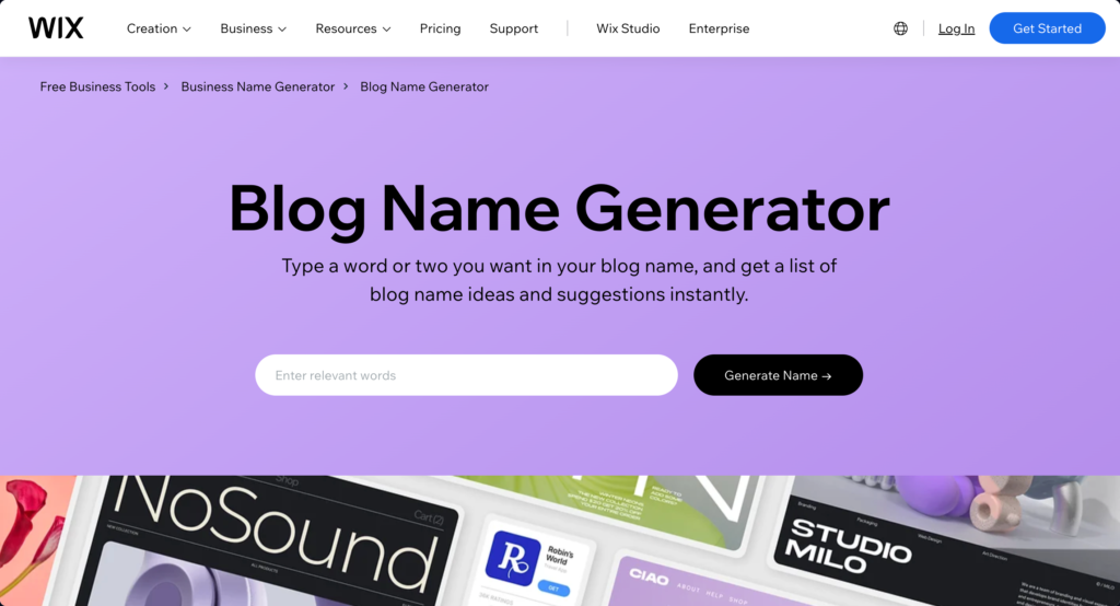 Wix blog title generator